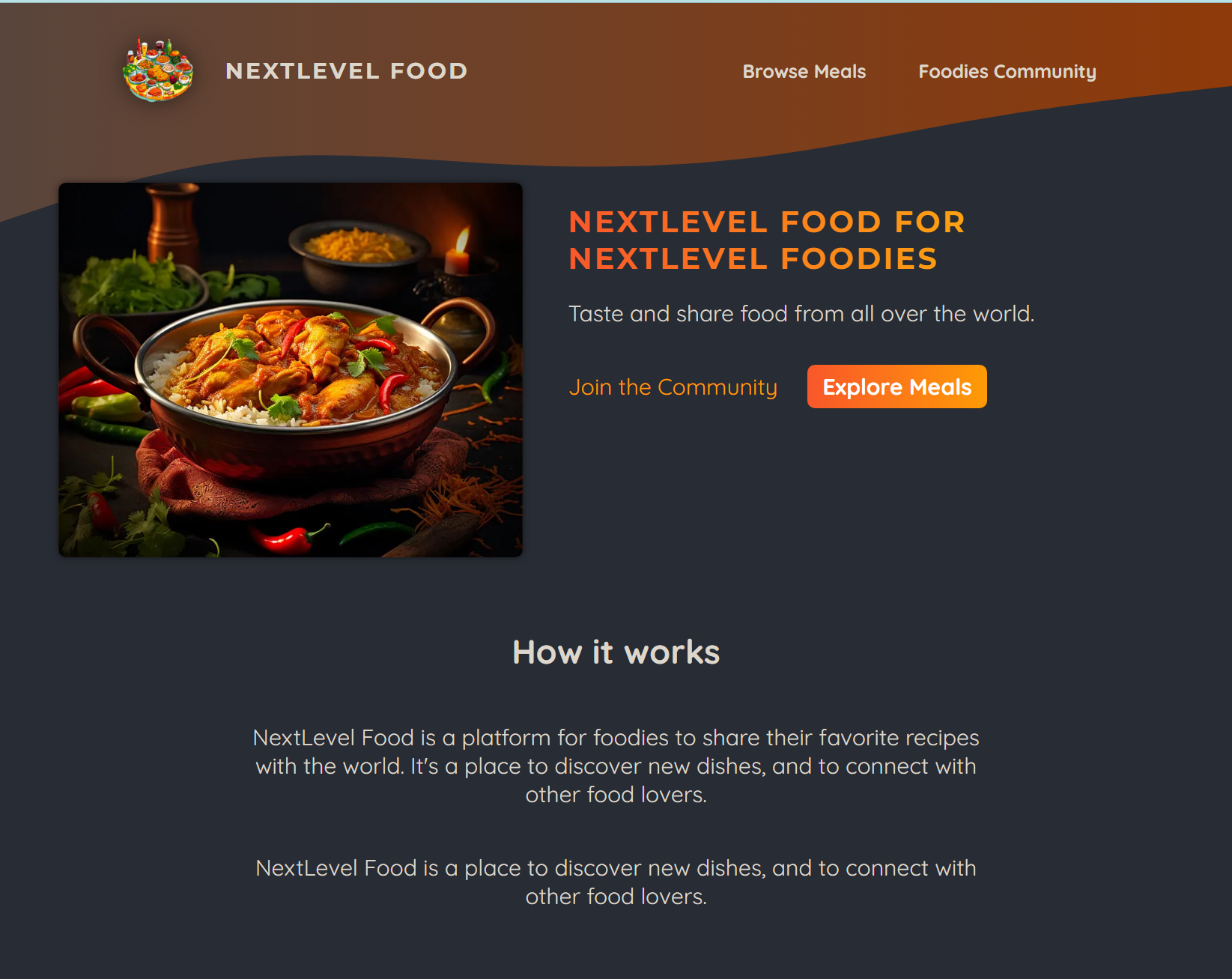 Food App – image 1 of 2